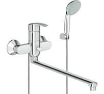 Смеситель универсальный GROHE Multiform с душевым гарнитуром, длинный излив, хром 32708000