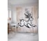 Штора (занавеска) для ванной JoyArty "Заяц-олень" из сатена, 180х200 см с крючками, sc_37631 1