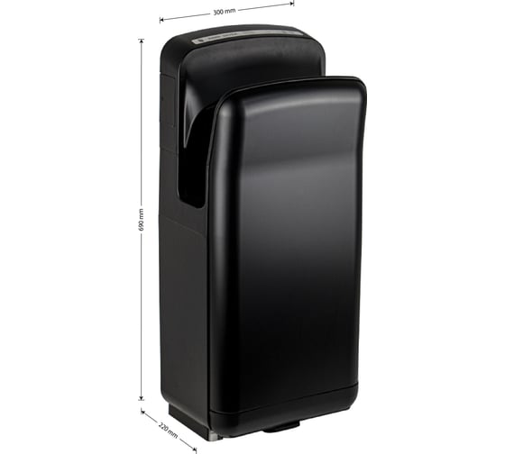 Сушилка для рук скоростная G-teq 8883 PS, 1.1 кВт, пластик черный 34304
