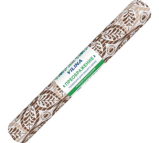 Коврик для ванной комнаты VILINA 205PT-brown "ПРЕОБРАЖЕНИЕ" 50x80 см 7104-205PT-brown