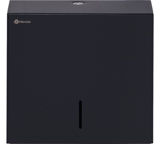 Диспенсер для бумажных полотенец в листах V-сл. Merida STELLA R металлический, объем 2 пач., черный ASC101.R