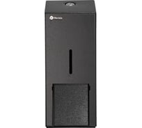 Дозатор для жидкого мыла Merida STELLA R металлический, механический, наливной, черный, 1 л DSC106.R