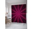 Штора (занавеска) для ванной JoyArty "Геометрические лучи" из сатена, 180х200 см с крючками, sc_38979 1