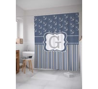 Штора (занавеска) для ванной JoyArty "Морская g" из сатена, 180х200 см с крючками, sc_5426g