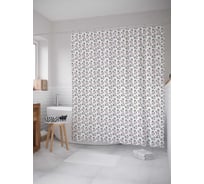 Штора (занавеска) для ванной JoyArty "Единорожки" из сатена, 180х200 см sc_378492