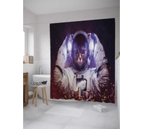 Штора (занавеска) для ванной JoyArty "Звездные войны" из сатена, 180х200 см с крючками, sc_33512