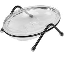 Мыльница SAKURA АЕ-541 48x110x140 мм, черный 037293