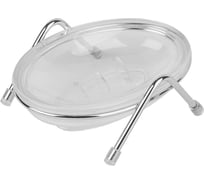 Мыльница SAKURA АЕ-541 48x110x140 мм, хром 037153