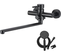 Смеситель для ванны с длинным изливом OLIVE'S Balear нержавеющая сталь 13221BLB