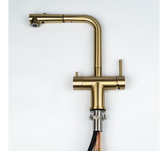 Смеситель для кухни Grandex AQUA Integra-SP GOLD 9020491