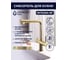 Смеситель для кухни Grandex AQUA Integra-SP GOLD 9020491 2