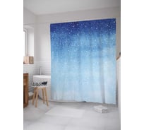 Штора (занавеска) для ванной JoyArty "Зимняя сказка" из сатена, 180х200 см sc_378456