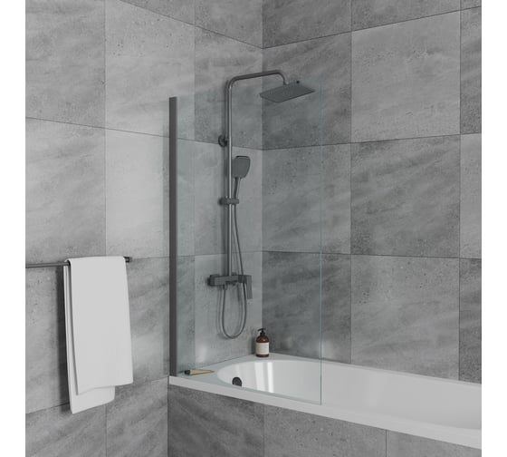 Душевая система с изливом RUSH Thira TR3635-50Grey