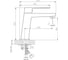 Смеситель для умывальника RUSH Thira TR3635-12White 5