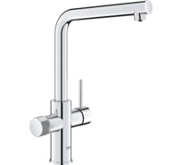 Смеситель для кухонной мойки GROHE Blue Pure Minta с функцией фильтрации, без фильтра в комплекте, хром 30588000