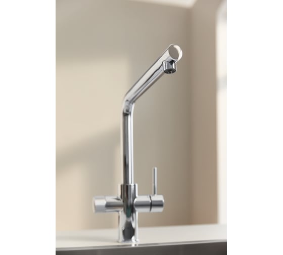 Смеситель для кухонной мойки GROHE Blue Pure Minta с функцией фильтрации, без фильтра в комплекте, хром 30588000