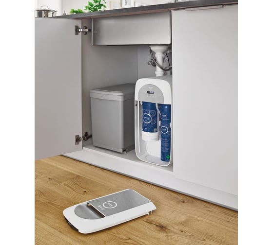 Смеситель для кухонной мойки GROHE Blue Home с системой фильтрации, охлаждения и газирования воды, Wi-Fi, хром () 31454001