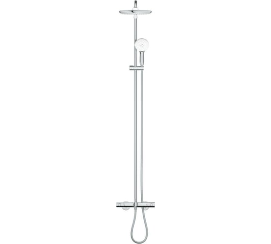Душевая система GROHE Tempesta System 250 с термостатом для ванны, настенный монтаж, хром 26672001