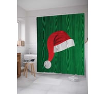 Штора (занавеска) для ванной JoyArty из сатена, 180х200 см с крючками, sc_5823