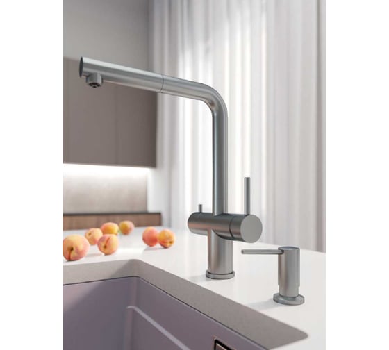 Смеситель для кухни Grandex AQUA Handy-P ANTHRACITE 9020963