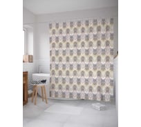 Штора (занавеска) для ванной JoyArty из сатена, 180х200 см с крючками sc_37248