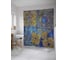 Штора (занавеска) для ванной JoyArty "Наложение ажура" из сатена, 180х200 см с крючками, sc_32617 1