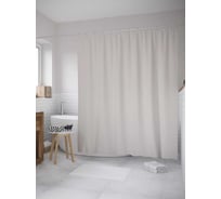 Штора (занавеска) для ванной JoyArty "Моно полосы" из сатена, 180х200 см с крючками, sc_31874