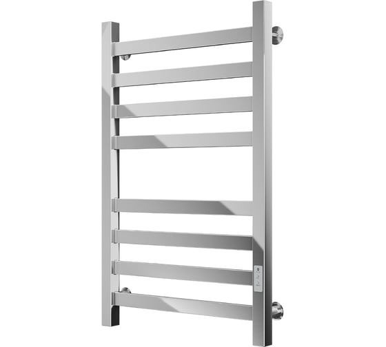 Полотенцесушитель электрический профильный Bauedge BAU В81/10 50х80, 2 вставки 4+4, с таймером справа M0001