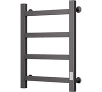Полотенцесушитель электрический профильный Bauedge BAU Gun Grey В81/10 40х60, П4 темно-серый металлик, с таймером справа M0089