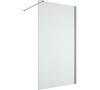 Душевая перегородка Bauedge BAU Stil 190х120 см, прозрачное стекло 6 мм, хромированный профиль TY0021