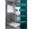 Душевая перегородка Bauedge BAU Stil 190х120 см, прозрачное стекло 6 мм, хромированный профиль TY0021 5
