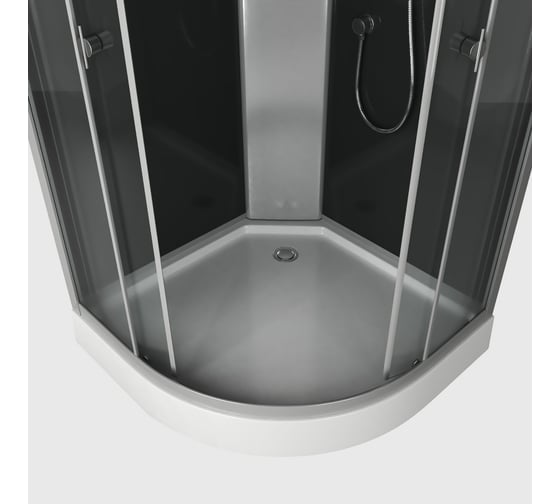Душевая кабина Bauedge BAU Dream Hit Black 100x100х215, прозрачное закаленное стекло, черная TY0023B
