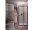 Душевой уголок BauedgeBAU Stil Hit Black с поддоном 90x90х195, прозрачное закаленное стекло, черный профиль TY0038 6