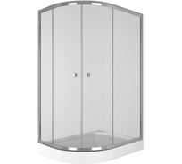 Душевой уголок BauedgeBAU Dream Hit с поддоном 120x85х195, прозрачное закаленное стекло, хромированный профиль, правая TY0033R