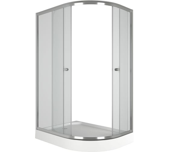 Душевой уголок BauedgeBAU Dream Hit с поддоном 120x85х195, прозрачное закаленное стекло, хромированный профиль, левая TY0032L
