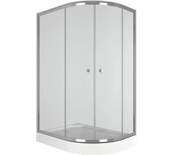 Душевой уголок BauedgeBAU Dream Hit с поддоном 120x85х195, прозрачное закаленное стекло, хромированный профиль, левая TY0032L