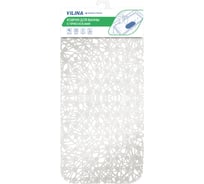 Коврик для ванны VILINA Паутинка 35x72 см, белый 6916-white