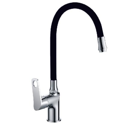 Смеситель для кухни OUTE, боковая ручка, силумин, цвет черный T30293B-2