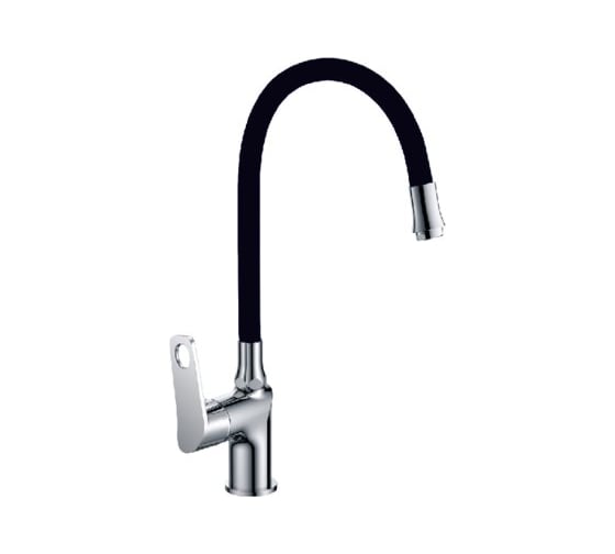 Смеситель для кухни OUTE, боковая ручка, силумин, цвет черный T30293B-2 1
