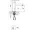 Смеситель для раковины OUTE T40101-1 7