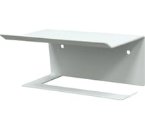 Держатель для туалетной бумаги с полкой МУЛЬТИДОМ  белый, размер 16х11х8 см ХП34-290