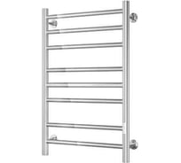 Полотенцесушитель электрический Bauedge BAU В10 50х80, П8 (3+3+2) с таймером справа, нерж. сталь, хром, универсальное подключение M0031U