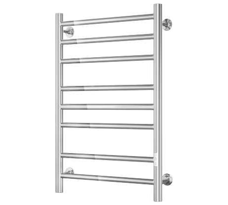 Полотенцесушитель электрический Bauedge BAU В10 50х80, П8 (3+3+2) с таймером справа, нерж. сталь, хром, универсальное подключение M0031U