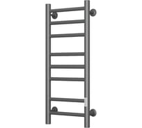 Полотенцесушитель электрический Bauedge BAU В10 Gun Grey 30х80, П8 темно-серый металлик с таймером справа M0098