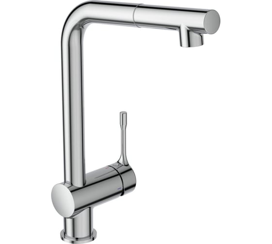 Смеситель для мойки Ideal Standard CERALOOK однорычажный, выдвижной излив, бок/р гайка BC176AA 026-4290 1