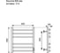 Полотенцесушитель электрический Primoclima Stella E Black 60*50 3_3 2