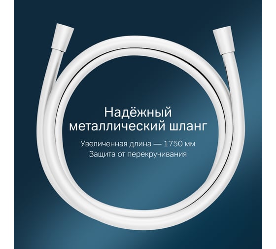 Душевой комплект AM.PM Gem: ручной душ, штанга, шланг F0190033