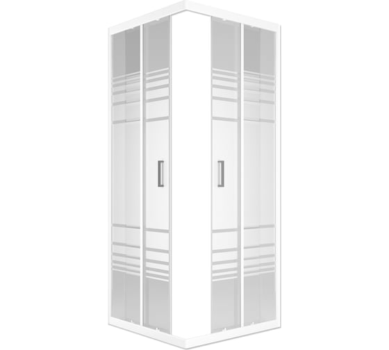 Душевое ограждение МетаКам Universal 800, стекло матовое 4620034053184
