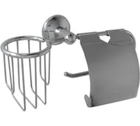 Бумагодержатель с крышкой Zalel с подставкой под дезодорант 1/20 A 086-3