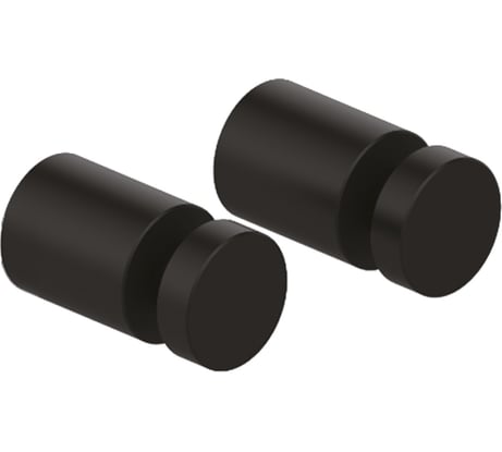 Комплект одинарных крючков IDDIS Petite сплав металлов, черный матовый PET2SB1i41